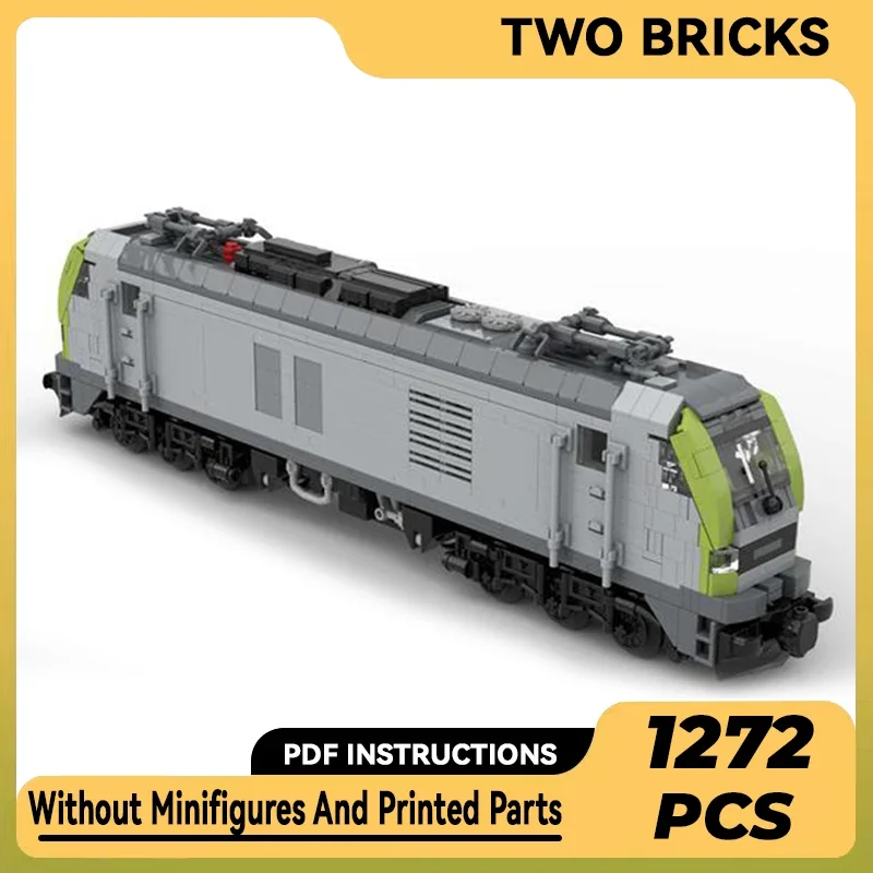 Moc Bouwstenen Br 159 - Eurodual Captrain Versie Trein Model Diy Geassembleerde Stenen Kerstcadeaus Speelgoed Voor Kinderen Sets