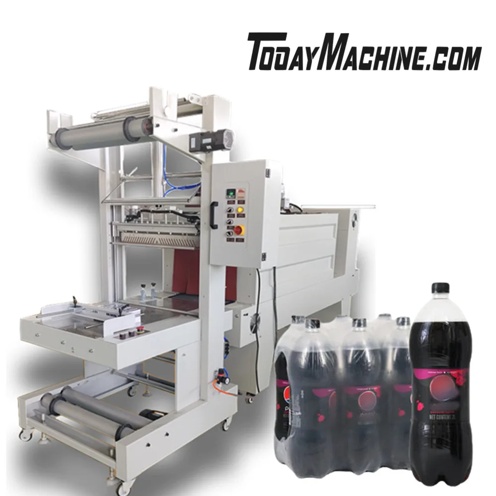 Sleeve Thermal Shrink Tunnel Wrapping Packaging Machine For Bottle