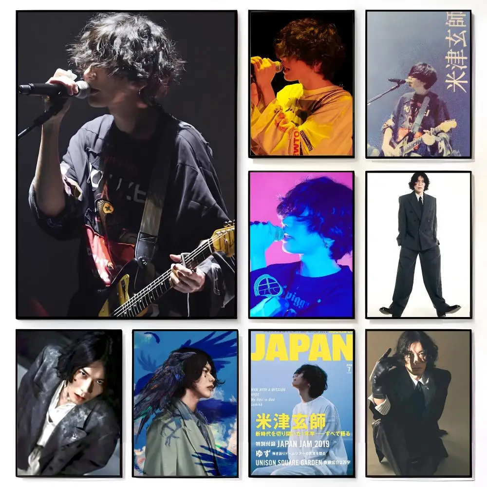 singer music K-Kenshi Yonezu Poster American Film Mural Home Childrens Room Wall Decor Print