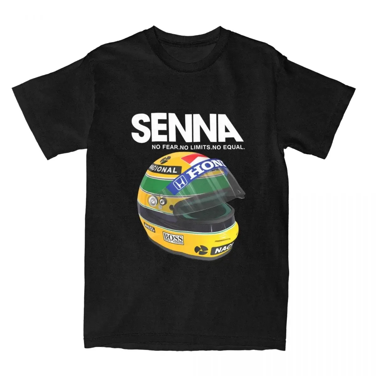 2024 Summer Women T Shirt  Ayrton Senna Brazilian Formula 1 Legend Men Cotton T-shirt Graphic Oversized Streetwear Clothing Tops