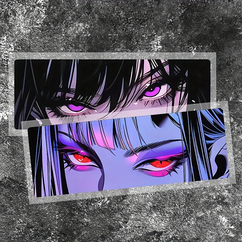 JDM Anime Eyes Vinyl Sticker Waterproof Car Motorcycle Decal for Skateboard PC Case Laptop Tablet Window Wall Metal Decor