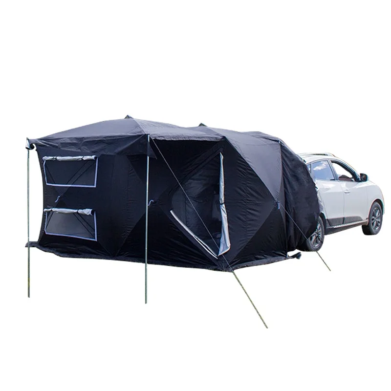 Customized high-quality car rear tent portable telescopic outdoor camping sunshade box car rear tent wholesale