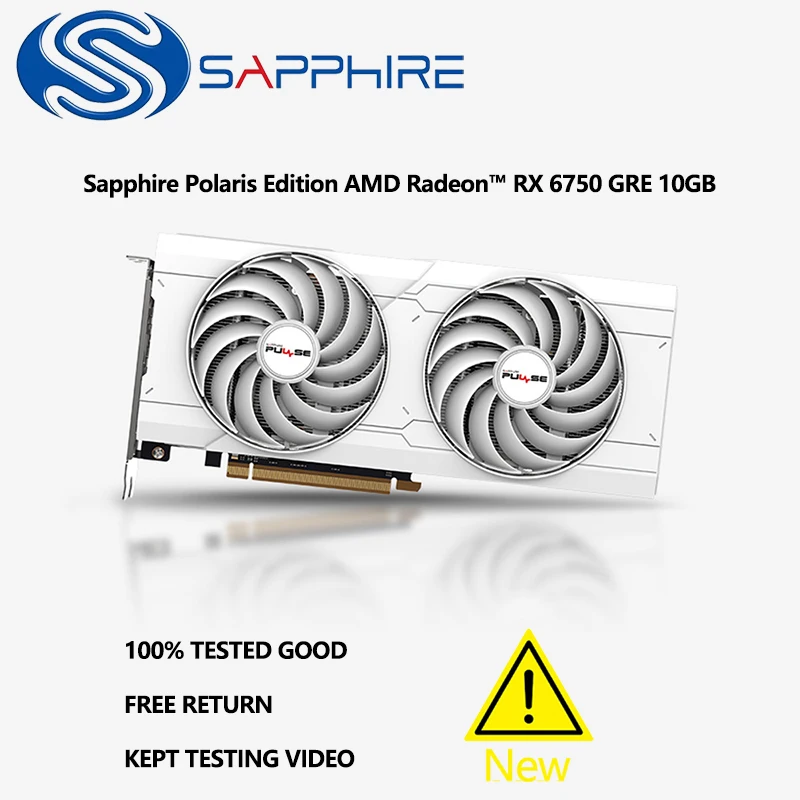 

New SAPPHIRE Radeon RX 6750 GRE 10GB GDDR6 Graphics card