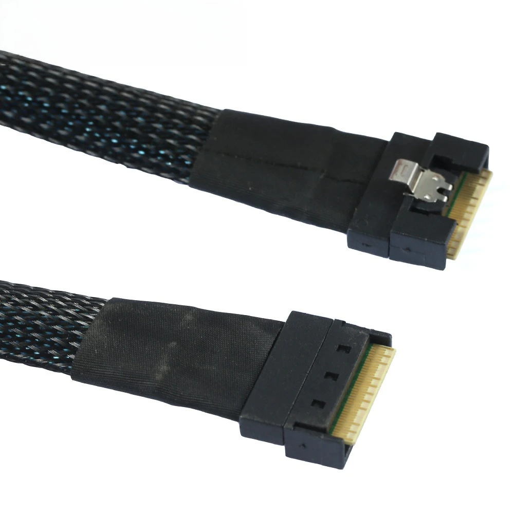 ADT-Link Slimsas MINI SAS SFF-8654 8I 74ピン PCIE サーバー内部高速ケーブル 8643/ 8611 4I/ 8654 8I-8654 4I 長さオプション