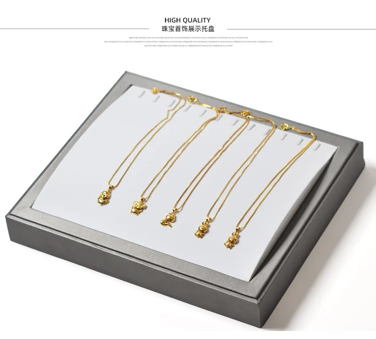 

Spot Jewelry Packaging Rings Earrings Jewelry Display Storage Tray Jewelry Props Tray Can Be Wiped With Water