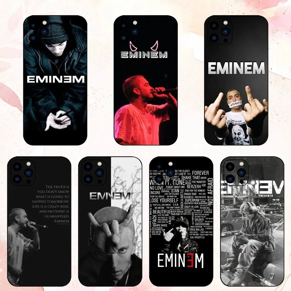 Eminem Rapper Phone Case For iPhone 15 14 13 12 Mini 11 Pro Max X XR XS 8 SE Plus Shell