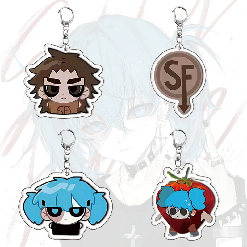 

Салли Лицо Милое Лицо Акриловый Двусторонний Брелок Аниме Рюкзак Подвеска Ключ Круг Висит Прямая Студенческая Игровая Персонажи Декор