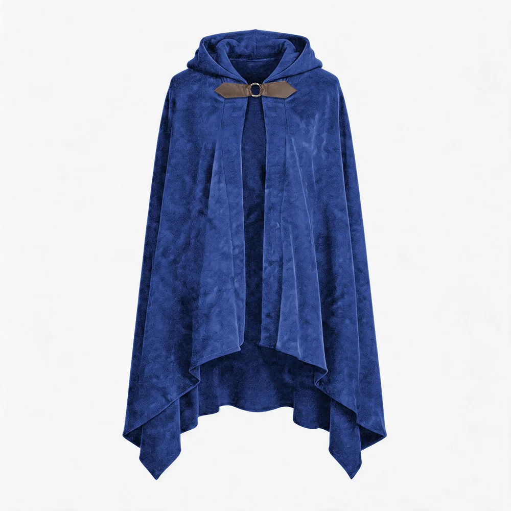 Elfenritter Kurzer Umhang Cosplay Halloween Zauberer Wildledercape Unisex Samtumhang mit Kapuze Renaissance-Kostüm 2026 – Detail 6