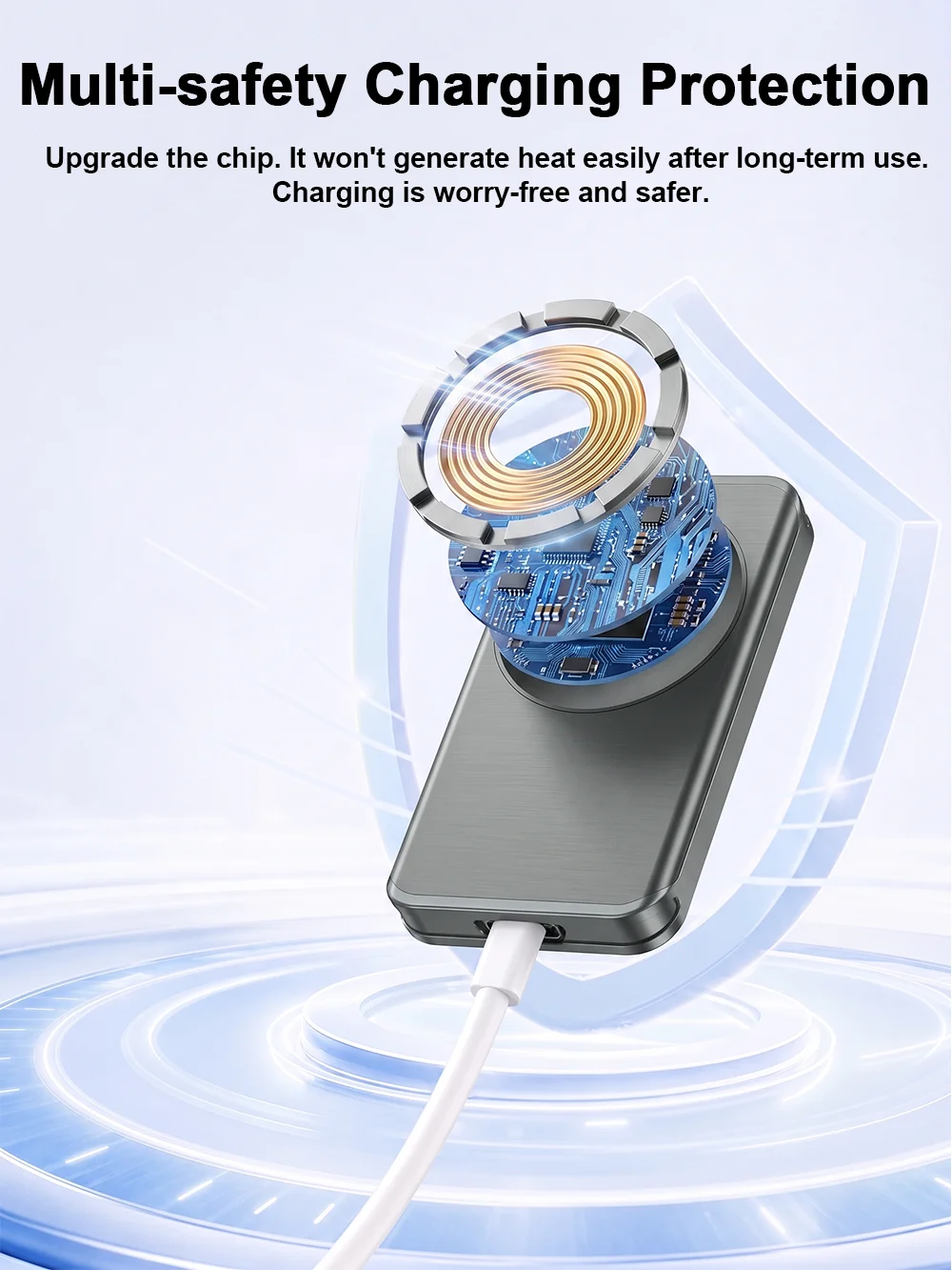 Für Samsung Galaxy Watch 9/8/7/6 Classic 5 Pro 4/3 Active 2 1 Ladegerät USB-C Schnelllade-Dock Typ-C Kabelloses Magnetisches Ladegerät – Detail 7