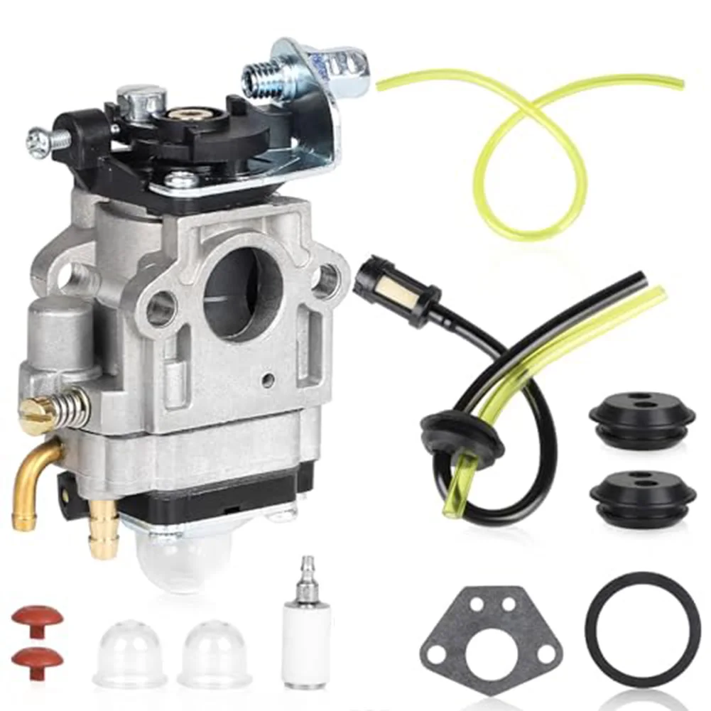 

Carburettor Brush Cutter 52cc 49cc 43cc Carbu Kit With Gasket, Start Pump, Hose Garden Tool Parts & Accessories For Home