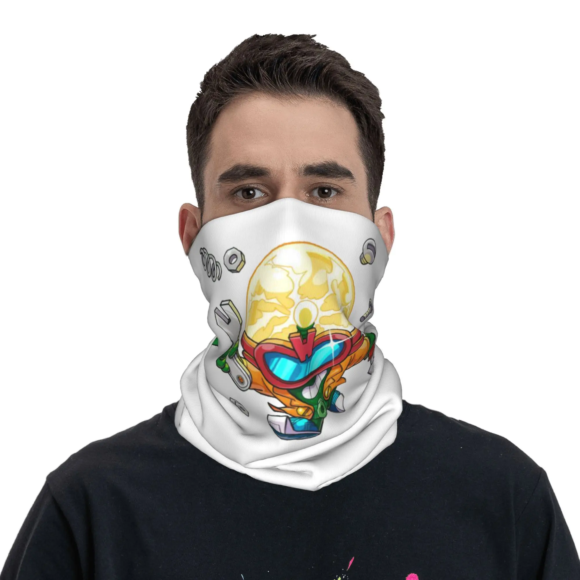 Superthings Bandana cubierta para el cuello impreso máscara envolvente bufanda pasamontañas multifunción ciclismo Unisex adulto transpirable