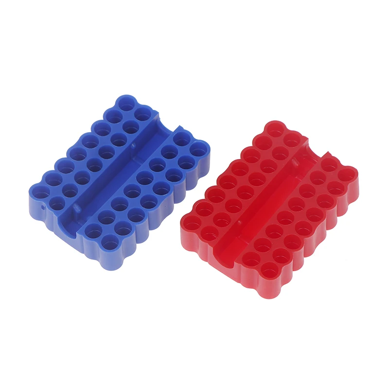 2pcs Bit Holder 32 Holes Bit Hex Shank Organiser Screwdriver Bit Holder Drill For Storage For 6.35MM Shank Storage Box