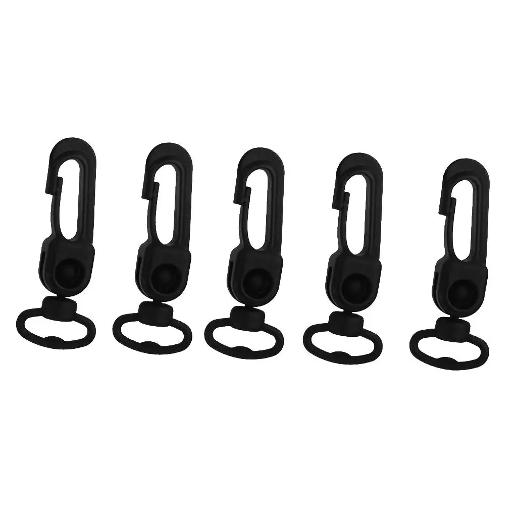 360 Degree Rotation Plastic Carabiners Hanging Buckle Spring Snap Clip Hooks Key