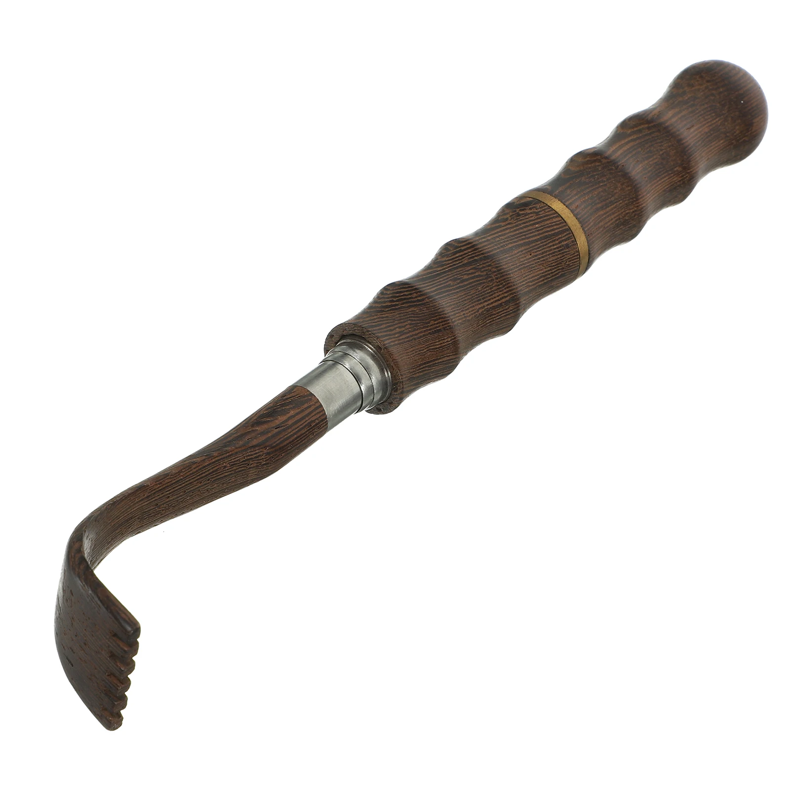 

Back Scratcher Extendable Wood Metal Itch Relief Portable Tickling Hand Long Stick For Adults Travel Use