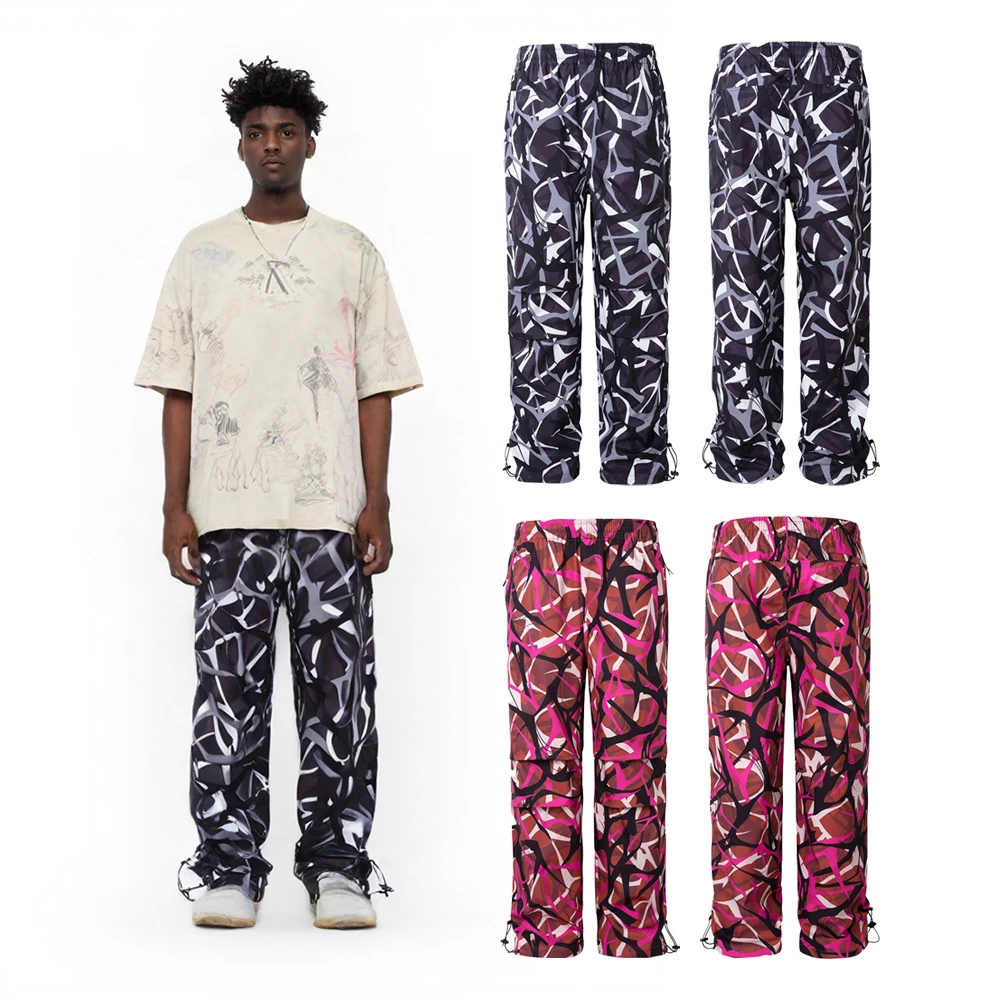

Y2k одежда мужская уличная одежда хип-хоп High Street стиль бренд шип камуфляж функциональный стиль повседневные брюки ретро мешковатые брюки-карго