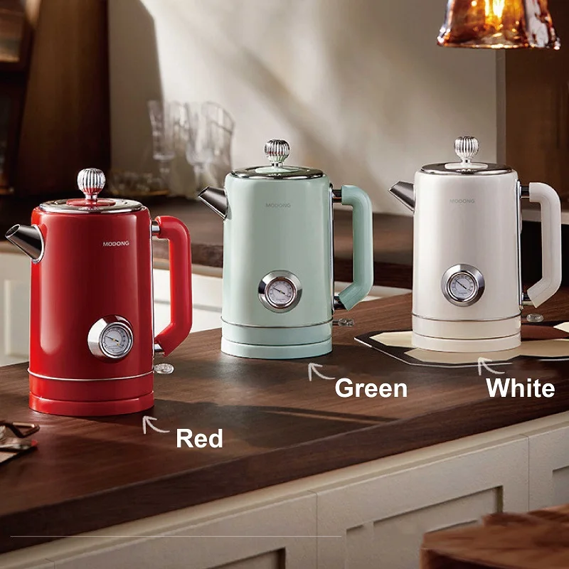 

1.8L Electric Kettle With Temperature Display 304 Stainless Steel Fast Heating Kettle Teapot Auto Power Off Kitchen Tools 220V