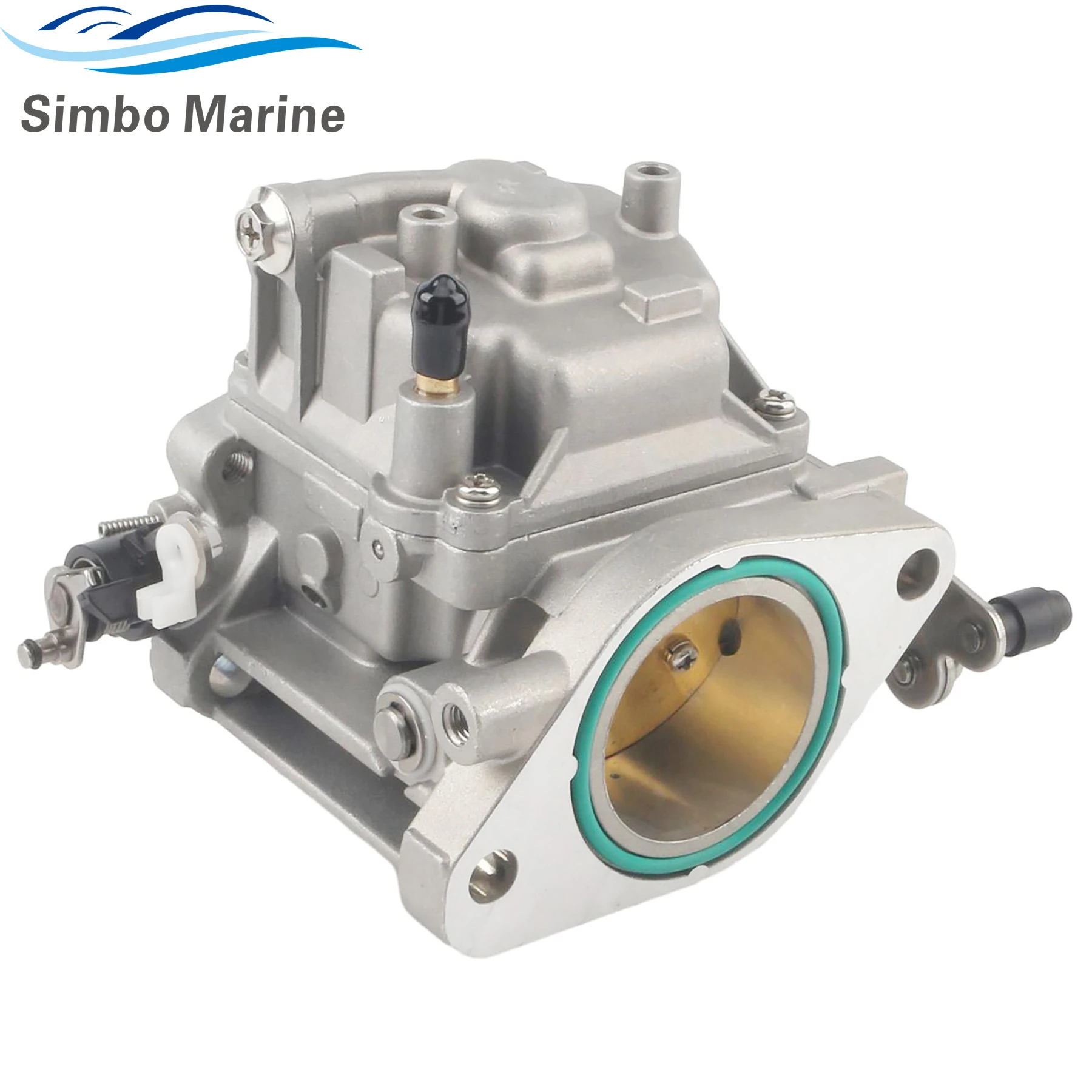 66T-14301-00 Carburetor Carb Fit for Yamaha 2-Stroke 40HP E40X Marine Outboard Engine Replaces 66T-14301-60 66T-14301-70