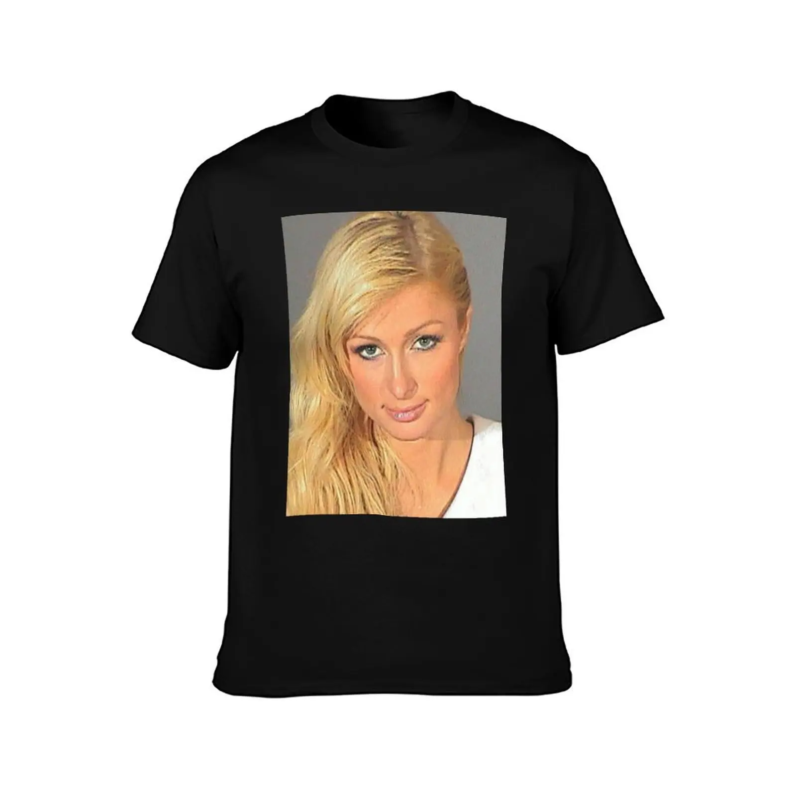 Paris Hilton's 2007 Mugshot T-Shirt t shirt custom print T-Shirt