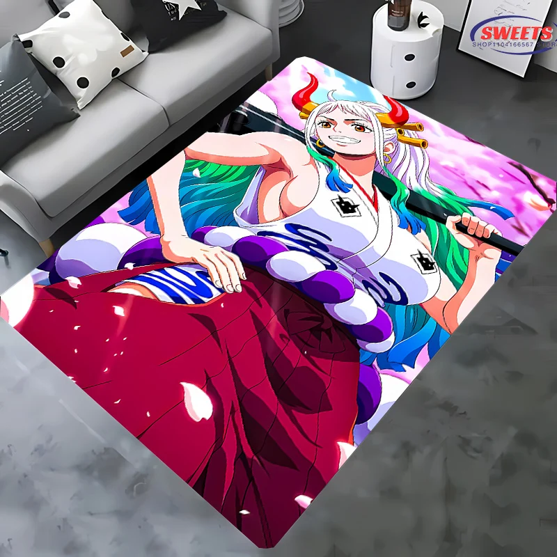 New Arrival! Customized Cartoon One Piece Carpet, Yamato Living Room Bedroom Bed Mat,Non-slip Durable Large Area Home Office Rug