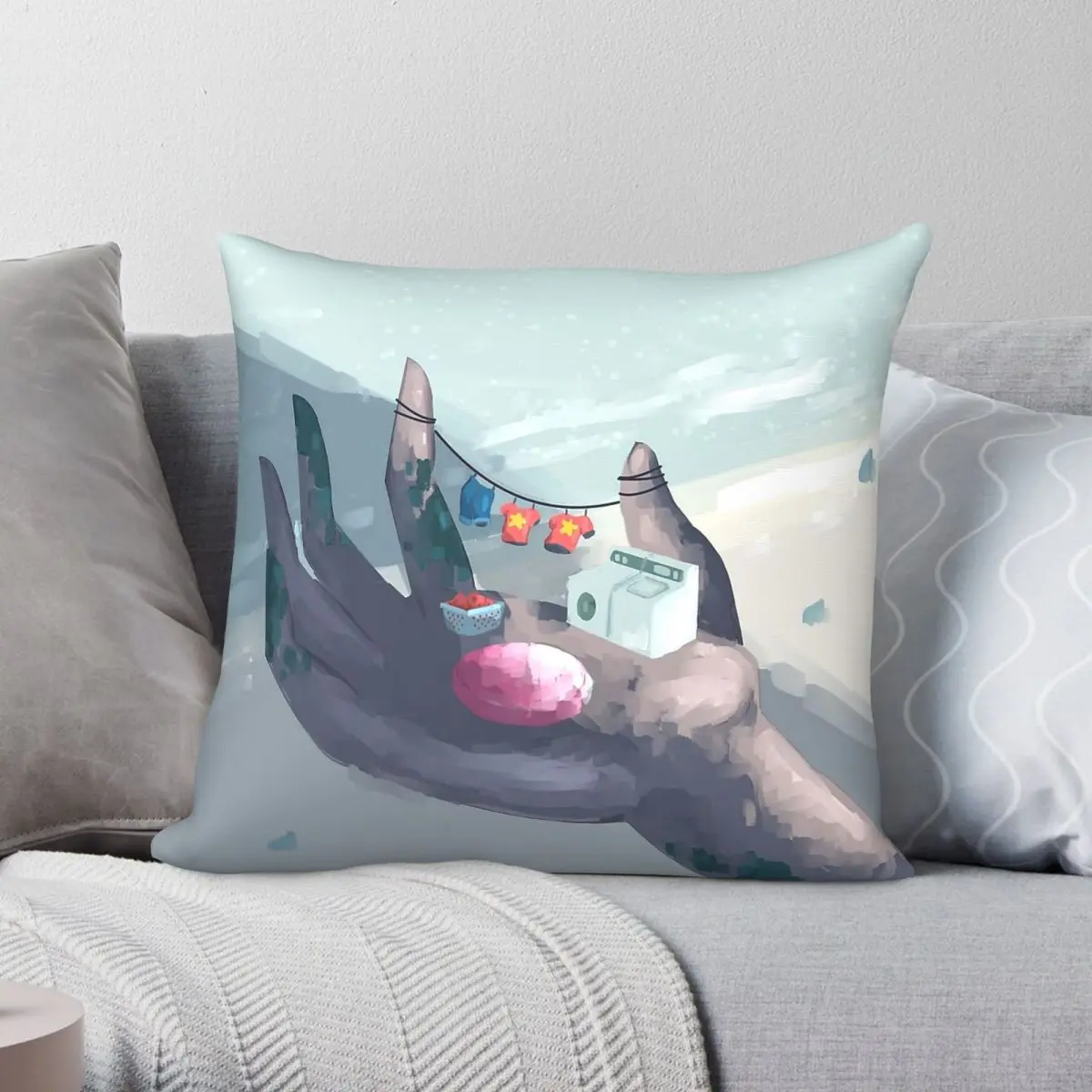 Steven Universe Mindful Education Square Pillowcase Polyester Linen Velvet Creative Decor Pillow Case Sofa Seater Cushion 45x45