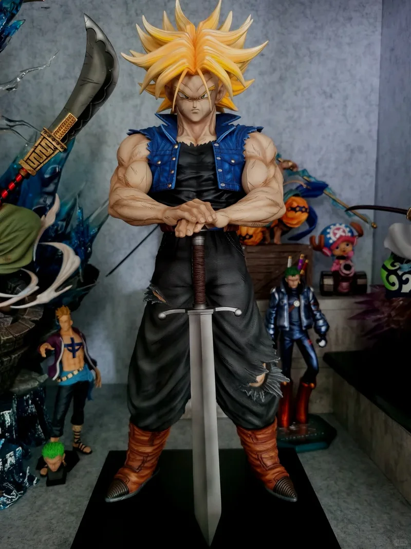 

50cm Dragon Ball Anime Figure Premium Painted Pvc Collectible Action Figure Sword Of Hope Statue Boys Collection Toys Gifts