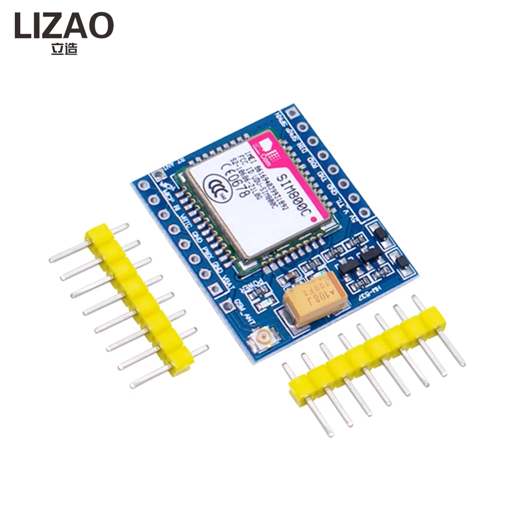 5 В 3,3 В SIM800C GSM GPRS электронная печатная плата модуль TTL макетная плата IPEX с Bluetooth TTS STM32 для Arduino