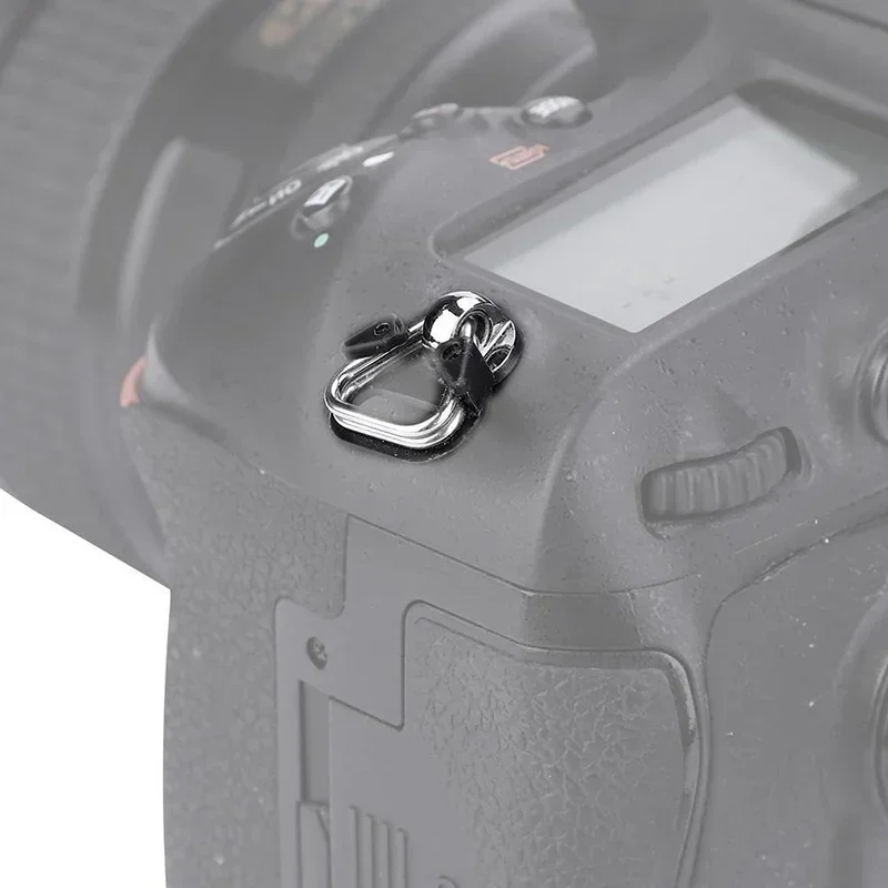 4pcs Belt Hook Triangular Split Rings Replacement For Camera Shoulder Strap Camera Back Belt Strap Buckle Accessories