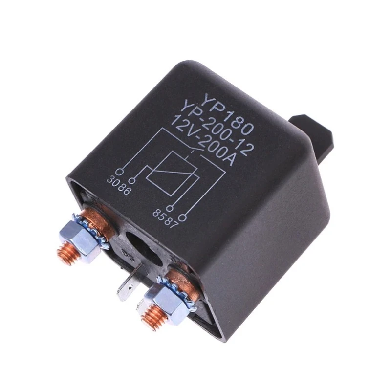 

12V/24V DC 200A High-Power Automotive Relay, Truck Engine Continuous-Duty Automotive Switch