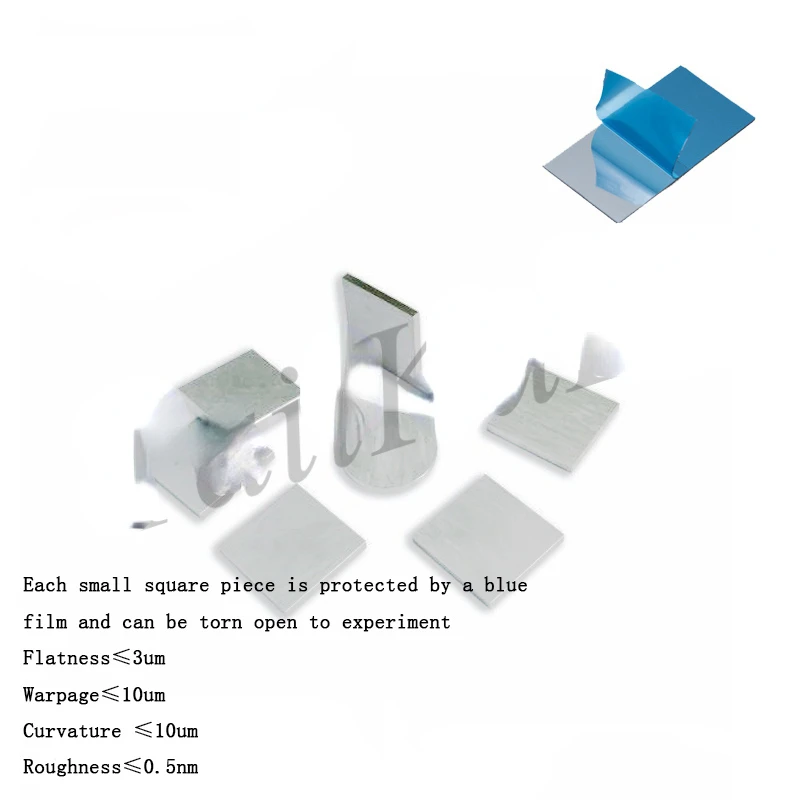 

Experimental scientific research single-sided polished silicon wafer electron microscope SEM substrate sheet optical bio-carrier