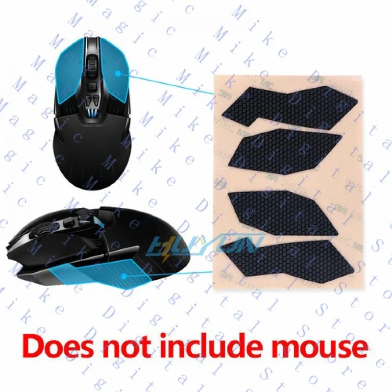 H  Grip Tape Sticker Non-Slip 0.6mm for Logitech G900/G903 Mouse