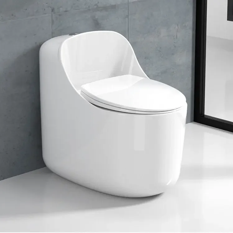 

2022 chinese modern designs floor mounted bathroom ceramic one piece egg shape toilet for villa