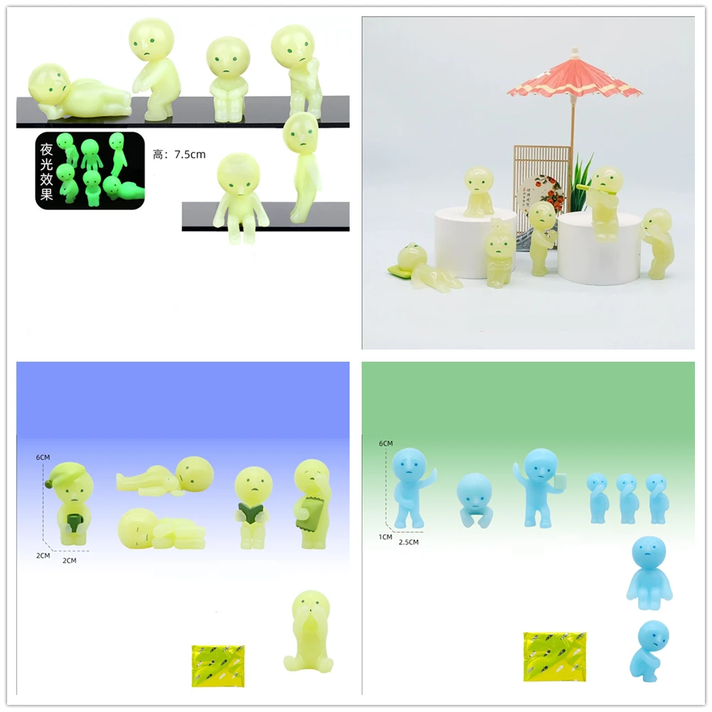 شخصيات سلسلة هتاف Smiski يهتفك في صندوق الغموض الداكن يمكننا نفعل ذلك صندوق أعمى دمية لطيفة Smiski موجود في زاويتك