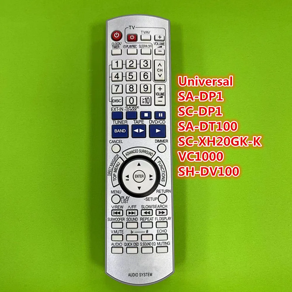 Original Panasonic Home Theater Audio DVD Remote Control  Universal SA-DP1 SC-DP1 SA-DT100 Universal SC-XH20GK-K VC1000 SH-DV100