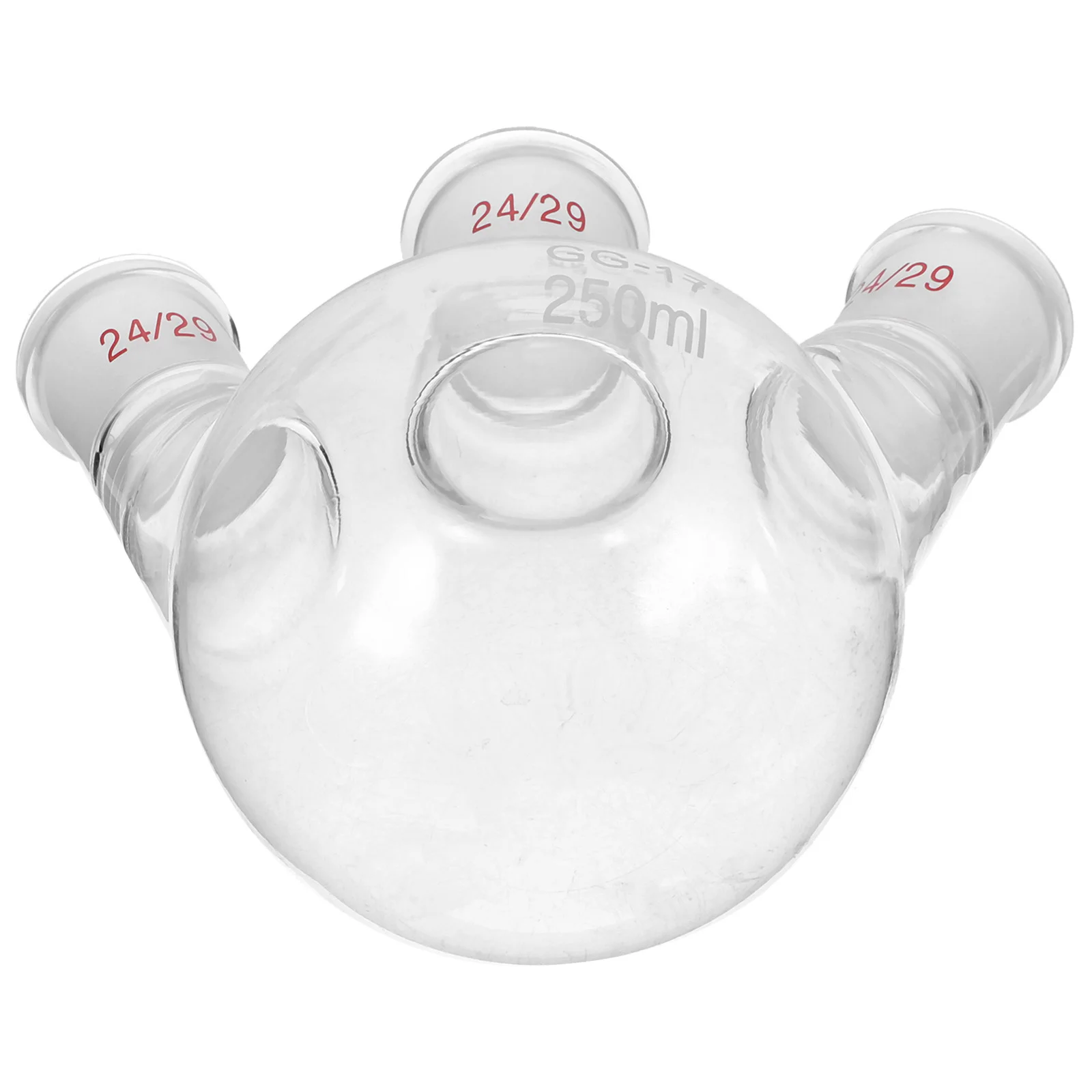 

Laboratory 3 Neck Boiling Flask Durable Glass Container for Fractional Reflux Distillation Educational Chemistry Research