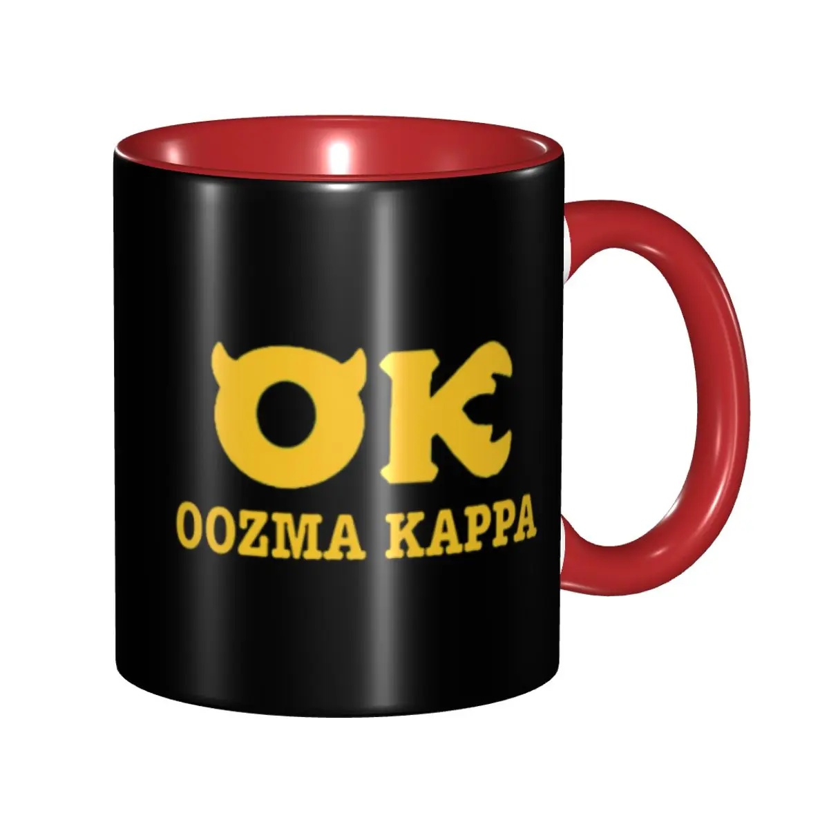 Забавная керамическая кружка Squishy Oozma Kappa OK для кофе, чая, молока, напитков, подарок для друзей, возможность персонализации.