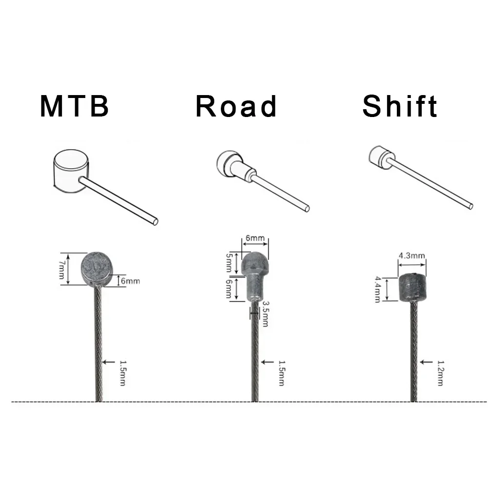 Lebycle Stainless Steel Core for MTB and Road Bike Brake and Shift Cable Smooth and Accurate Performance (17/21 Meter)