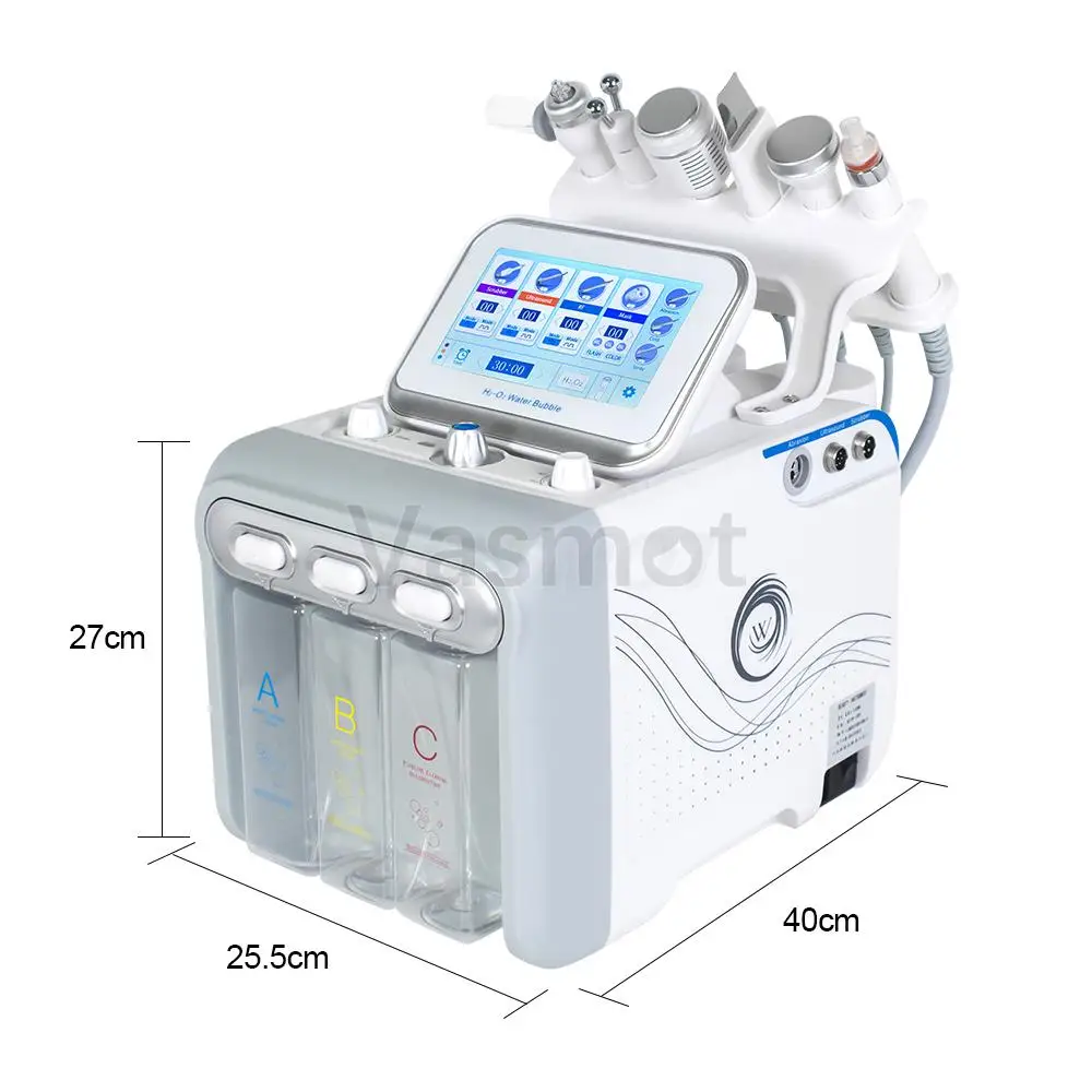 Small Bubble Water Dermabrasion Microdermabrasion Hydrogen Oxygen Facial Machine Deep Cleansing RF Lifting Blackhead Removal