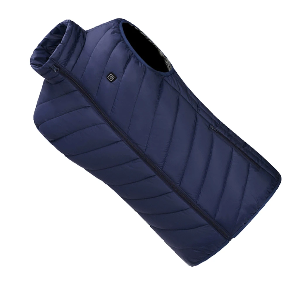 

Electric Vest Heating Men Heated Cotton Warm Jacket -thermal USB Blue Charging Man