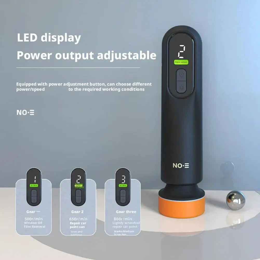 

Cordless Car Polisher & Waxer Sanding Machine40W PolisherforPaint Cleanig Repair Scratch Oil Removal Film Waxing Windshield M2U6