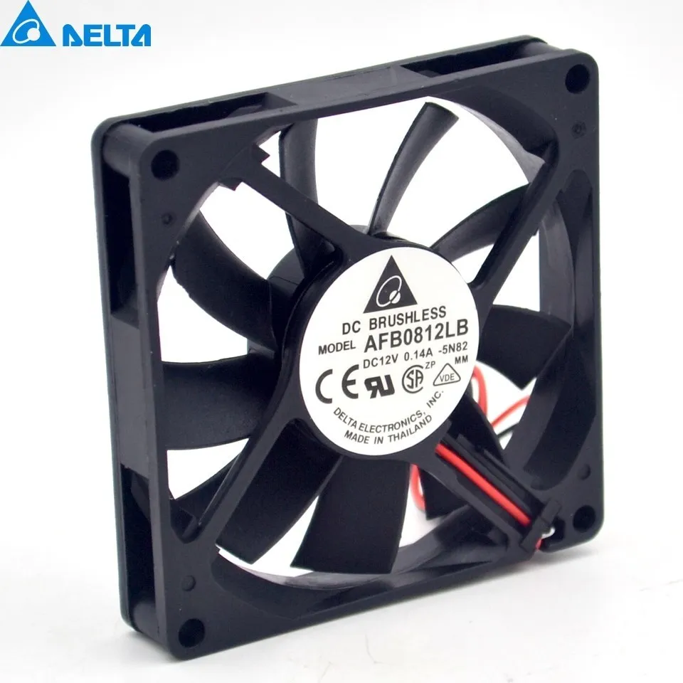 

radiator cooling fan 8015 80mm 80*80*15 12V 0.14A AFB0812LB for Delta