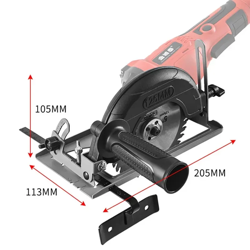 10 generations Depth Adjustable Angle Grinder Bracket Adjustable Modified Chainsaw Bracket Base 앵글 그라인더를 절단기로 변한 거치대