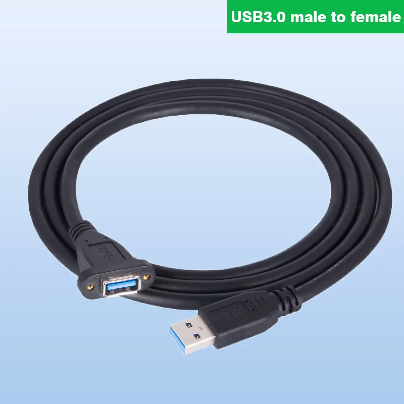 USB 3.0 A Male To A Female Extension Cable 1m 2m 3m 5m High Flexible Towing Cable Computer U Disk Network Card Keyboard Mouse