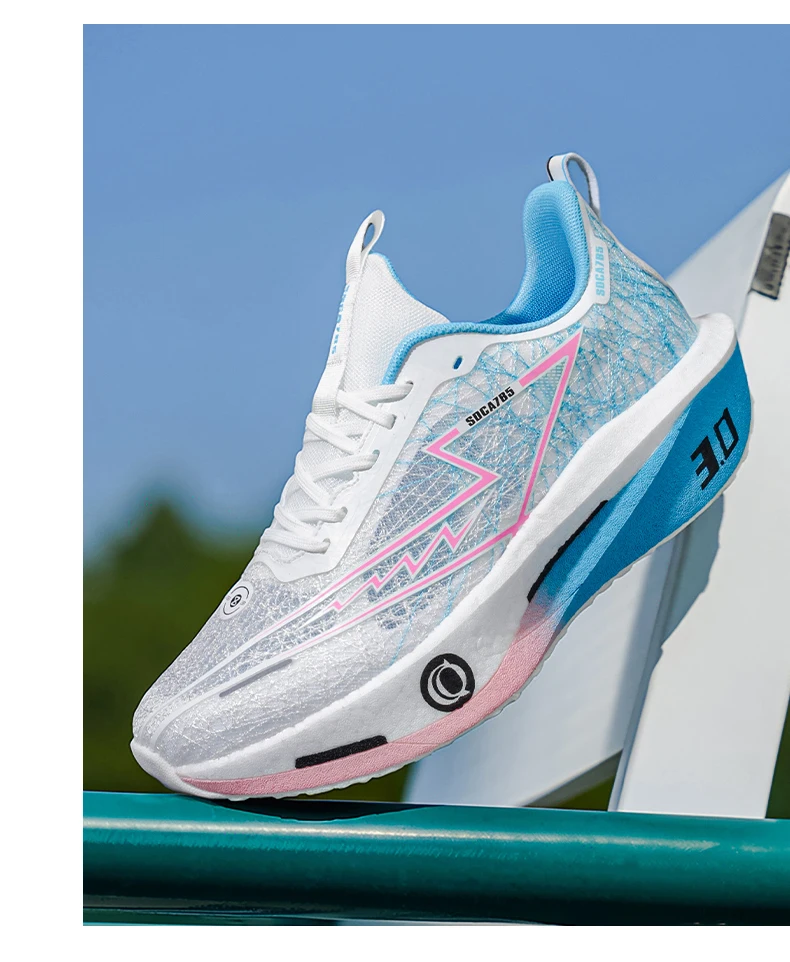 Herren-Laufschuhe mit Carbonplatte für Marathon, Spezial-Sportschuhe, Atmungsaktiv, Leichtgewichtig, Bequeme Damen-Sneaker für Athleten – Detail 18