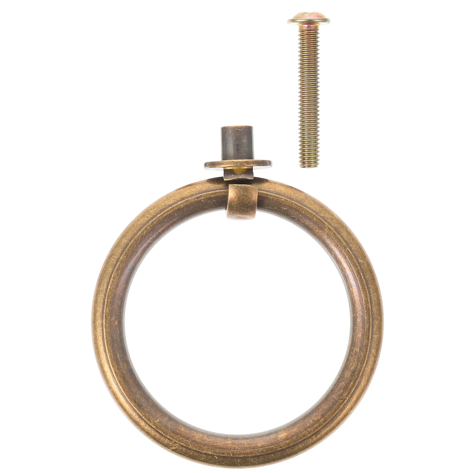

Bronze Ring Pulls Brass Cabinet Hardware for Drawers Kitchen Bedroom Furniture Vanity Bookcase Cabinet Pulls Dresser