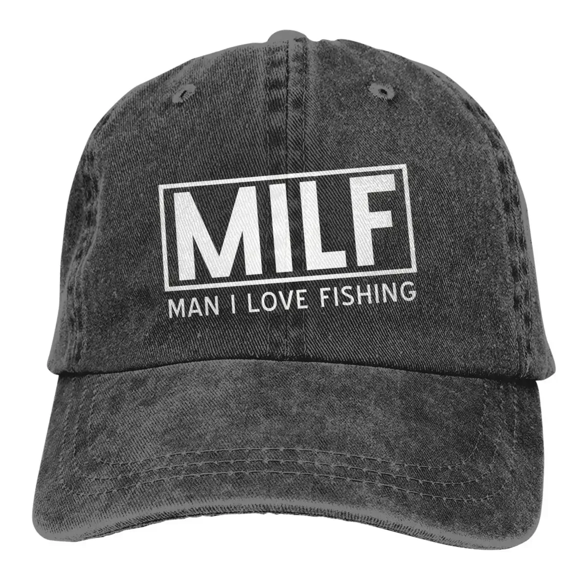 

2026 MILF MEME ART Multicolor Hat Peaked Men Women's Cowboy Cap Man I Love Fishing Baseball Caps Personalized Visor Protect Hats