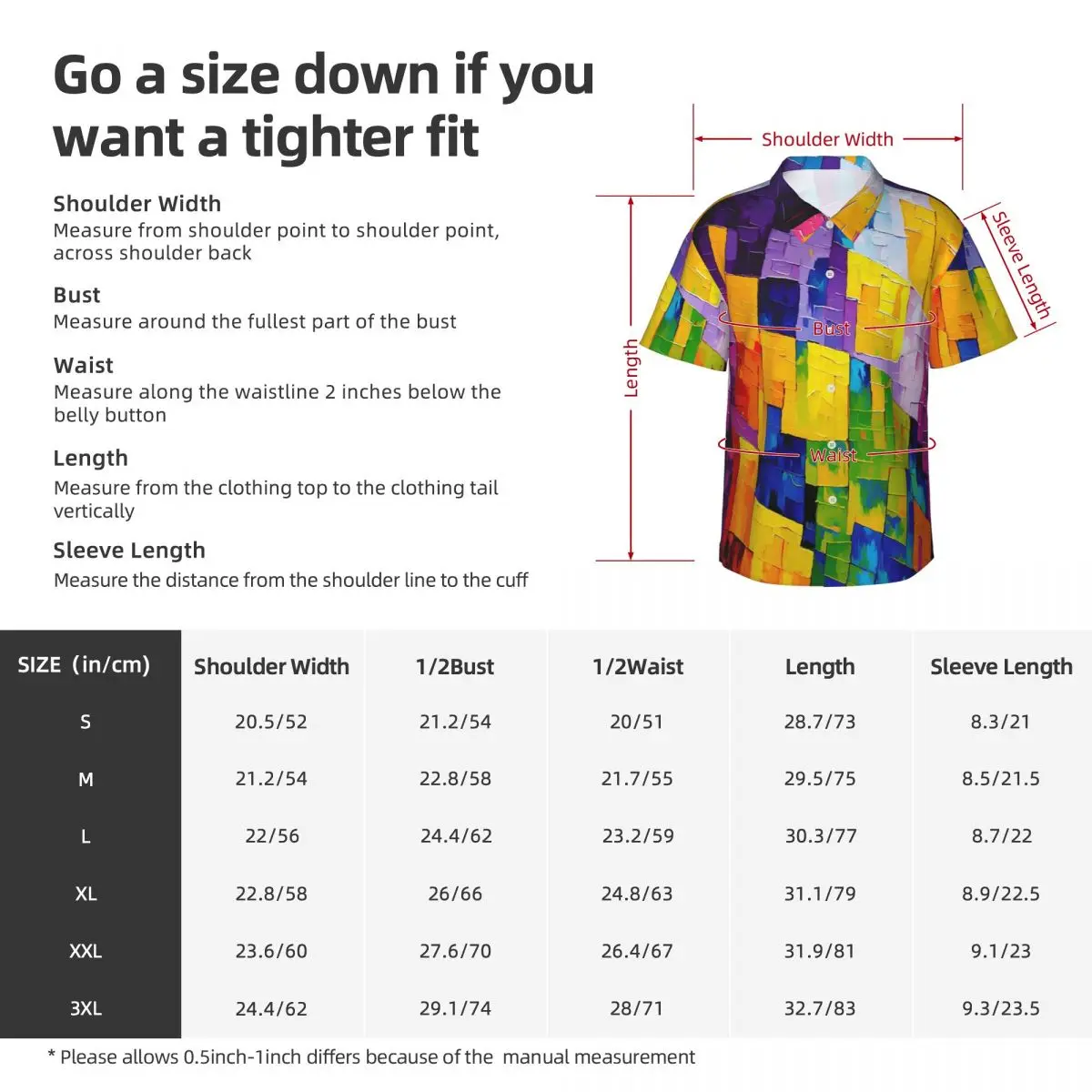 Camisa havaiana com estampa de pincel, masculina, férias, abstrata, geométrica, casual, manga curta, moda personalizada, vintage, blusas grandes