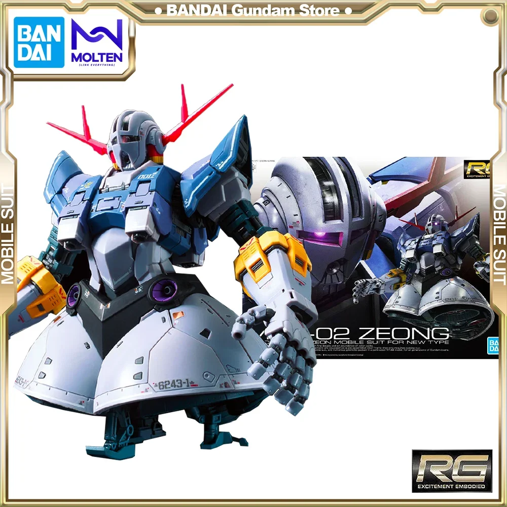 

BANDAI Original RG 1/100 MSN-02 ZEONG MOBILE SUIT GUNDAM Model Kit Gunpla Assembly/Assembling