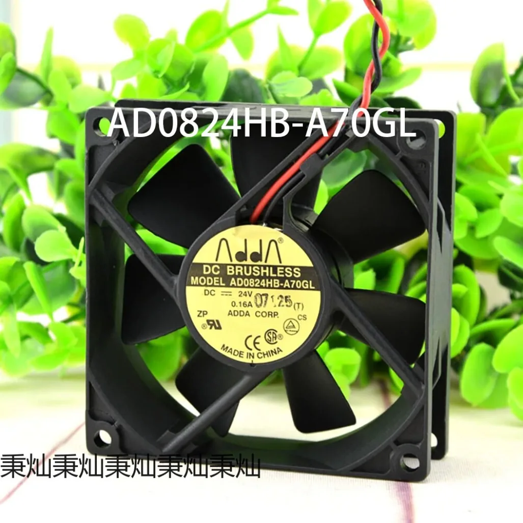 

Вентилятор для охлаждения шкафов ADDA Low-Energy AD0824HB-A70GL 24VDC 0.16A 80*80*25мм 45CFM