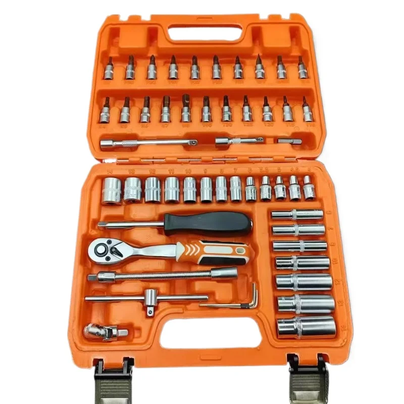 

Car interior removal Car tool inner hexagonal 1/4 Xiaofei sleeve combination set Ratchet wrench