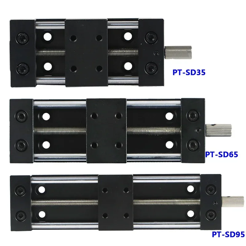 Travel 10/35/65/95 Manual Translation Table X Uniaxial Displacement Table/One-dimensional Displacement Table Slide Table